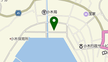 佐渡市小木診療所の地図画像