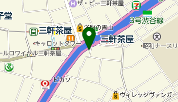 こころの診療所 三軒茶屋の地図画像