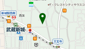 武蔵新城ブレストクリニックの地図画像