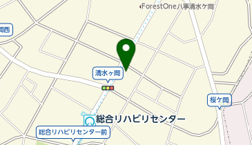 清水ヶ岡クリニックの地図画像