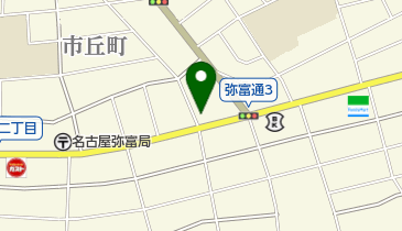 弥富通いわた皮ふ科クリニックの地図画像