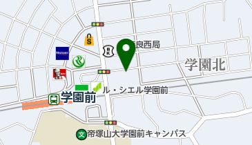 学園前たけこころのクリニックの地図画像