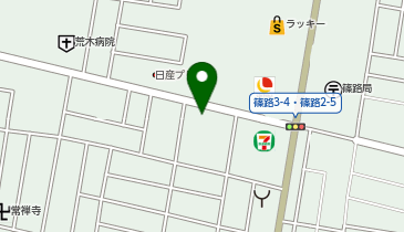 しのろ皮膚科医院の地図画像
