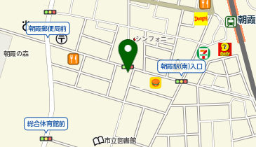 朝霞すみえ皮フ科クリニックの地図画像