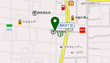 高松医院の地図画像