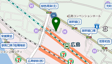 広島駅内科・こどもクリニックの地図画像