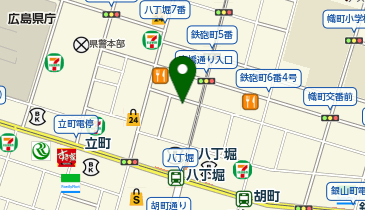 広島八丁堀呼吸器クリニックの地図画像