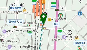 はかた心療クリニックの地図画像