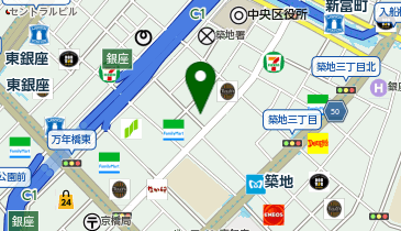 築地クリニックコスモスの地図画像
