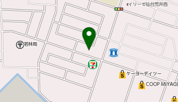 荒井西おおとも眼科の地図画像