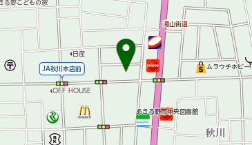 おくの眼科の地図画像