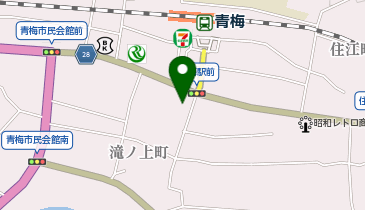 青梅駅前耳鼻咽喉科の地図画像