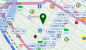 馬車道木村耳鼻咽喉科クリニックの地図画像
