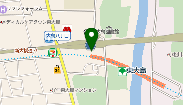 よし耳鼻咽喉科の地図画像