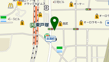 にし眼科クリニックの地図画像