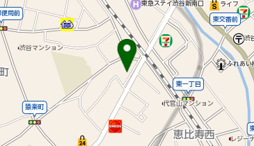 代官山やまびこクリニックの地図画像