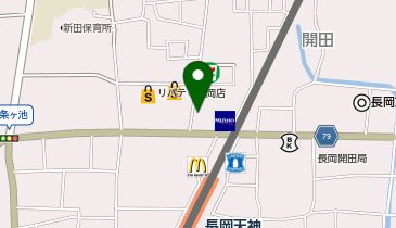 長岡天神皮フ科クリニックの地図画像