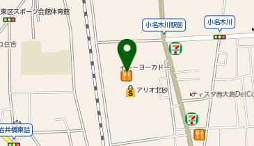 アリオ北砂内科・小児科の地図画像