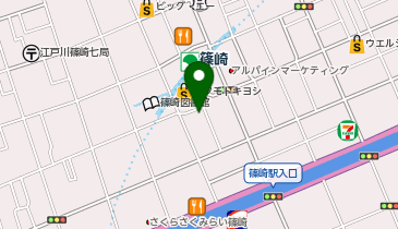 篠崎透析クリニックの地図画像