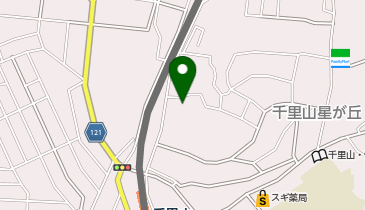 千里山月乃ひふ科の地図画像