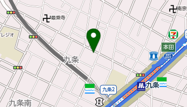 九条サクラ診療所の地図画像