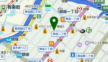 銀座よしえクリニック銀座院の地図画像