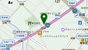牧野美容クリニックの地図画像