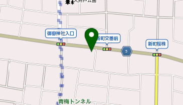 新町皮フ科の地図画像