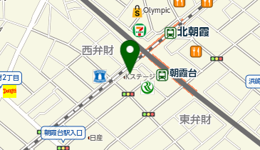 朝霞台はなふさ皮膚科の地図画像