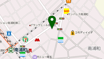 ひかりクリニック浦和の地図画像