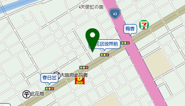 淀川勤労者厚生協会附属 此花診療所の地図画像