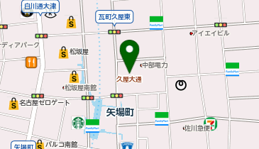 名古屋ひざ関節症クリニックの地図画像