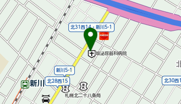 坂泌尿器科新川クリニックの地図画像