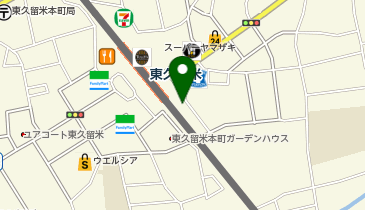 東京くるめ耳鼻いんこう科の地図画像