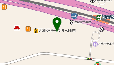 いんざいさくらクリニックの地図画像