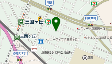 あらたホームクリニック三国ヶ丘の地図画像