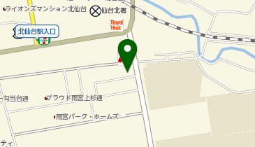 あおぞら在宅診療所仙台中央の地図画像