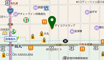 四条タカクラクリニックの地図画像