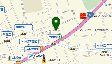 はまのうえ内科の地図画像