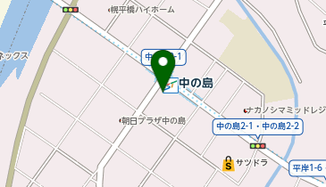 中の島メンタルクリニックの地図画像