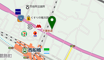 つばさ在宅クリニック西船橋の地図画像