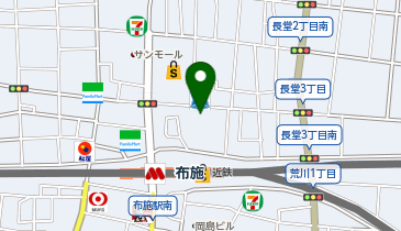 あたか眼科の地図画像