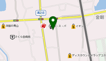 うえむらクリニック形成外科の地図画像