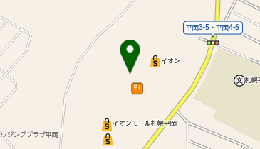 札幌平岡みどり眼科の地図画像