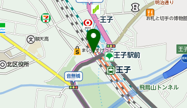 YSJ王子整形外科の地図画像