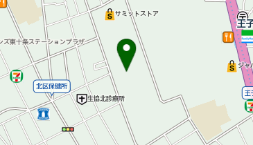 おうじキッズクリニックの地図画像