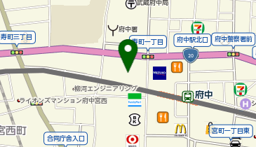 けやき並木整形外科の地図画像