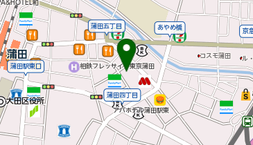 蒲田泌尿器科皮ふ科クリニックの地図画像