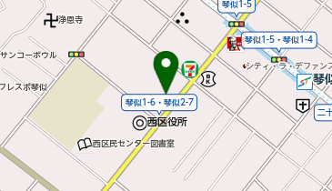 ことのはメンタルクリニックの地図画像