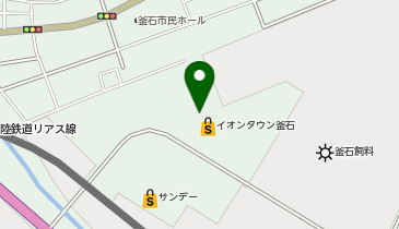 かまいしベイ眼科クリニックの地図画像